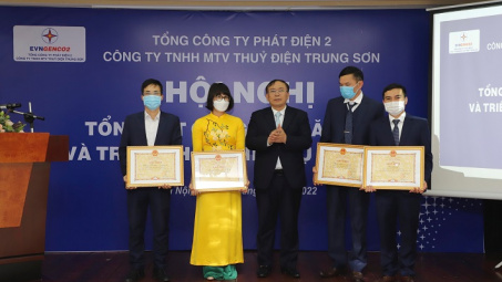 Thủy điện Trung Sơn: Tận dụng hiệu quả nguồn nước phát điện, vượt khó cán đích
