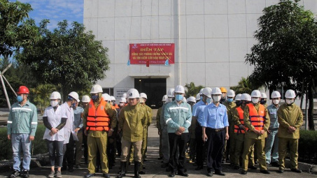 Diễn tập PCTT & TKCN, Nhiệt điện Hải phòng nâng cao nhận thức, ý thức trách nhiệm, chủ động sẵn sàng ứng phó