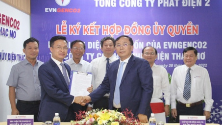 EVNGENCO2 ký kết hợp đồng ủy quyền Người đại diện phần vốn tại Thủy điện Thác Mơ