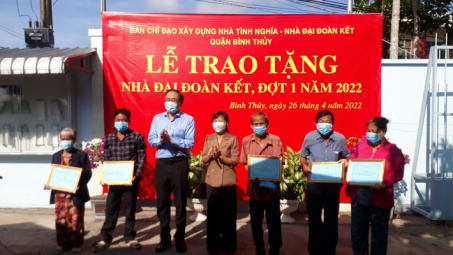 EVNGENCO2 đồng hành xây nhà Đại đoàn kết tại quận Bình Thủy - Cần Thơ