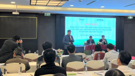 Hiệu quả kép từ đồng xứ lý chất thải rắn trong lò hơi tầng sôi tại các nhà máy sản xuất giấy bao bì công nghiệp