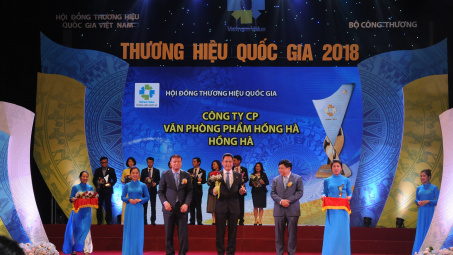 Văn phòng phẩm Hồng Hà, lần thứ 4 liên tiếp đạt Thương hiệu Quốc gia