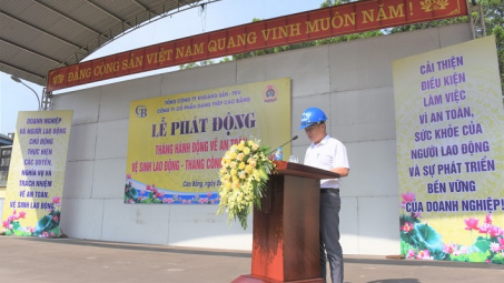Gang thép Cao Bằng hưởng ứng Tháng hành động về ATVSLĐ - Tháng Công nhân 2022