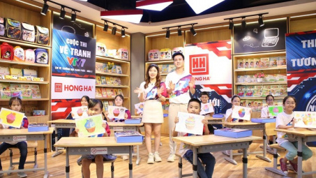 Văn phòng phẩm Hồng Hà đồng hành cùng cuộc thi “Em vẽ trường học hạnh phúc” mùa thứ 2