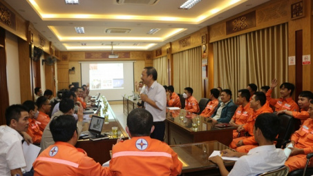 Thuỷ điện Trung Sơn: Tổ chức huấn luyện an toàn điện định kỳ năm 2022