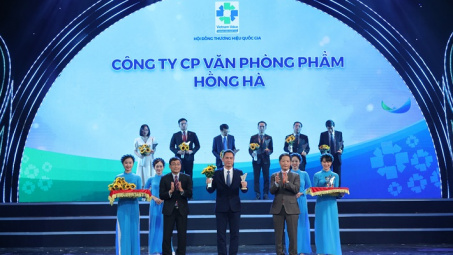 Văn phòng phẩm Hồng Hà: Tự hào lần thứ 5 đạt Thương hiệu quốc gia Việt Nam