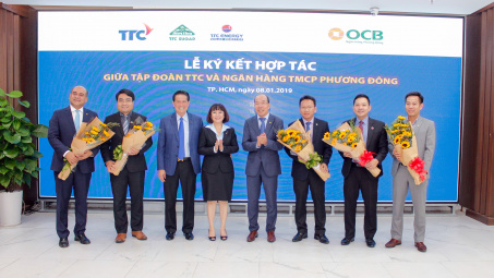 OCB và TTC hợp tác phát triển sản phẩm hỗ trợ phát triển nông nghiệp và điện mặt trời