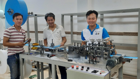 Trường Đại học Bách Khoa, Đại học Quốc gia TP. HCM, chế tạo thành công máy sản xuất khẩu trang y tế