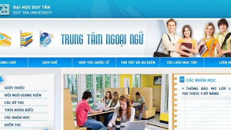 Nghiên cứu sự hài lòng của sinh viên đối với dịch vụ đào tạo tại Trung tâm Ngoại ngữ - Trường Đại học Duy Tân