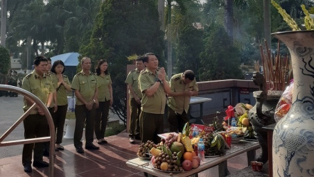 QLTT Hà Nội: Dâng hương, tưởng nhớ tri ân các Anh hùng, liệt sỹ