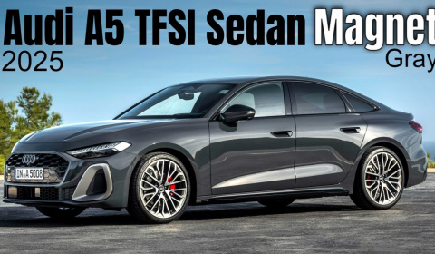 Audi A5 2025: Thiết kế thể thao hơn, khung gầm cải tiến