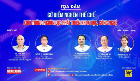 [TRỰC TUYẾN] Gỡ điểm nghẽn thể chế - Khơi thông nguồn lực phát triển khoa học, công nghệ