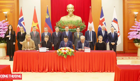 Chính thức ký kết Hiệp định Thương mại Tự do Việt Nam - EFTA