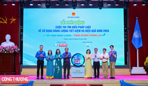 Bộ Công Thương phát động Cuộc thi Tìm hiểu pháp luật về sử dụng năng lượng tiết kiệm và hiệu quả năm 2026