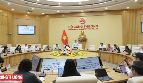 Bộ Công Thương tổ chức Hội thảo lấy ý kiến hoàn thiện Dự thảo Chiến lược xuất nhập khẩu hàng hóa đến năm 2030, tầm nhìn đến 2045