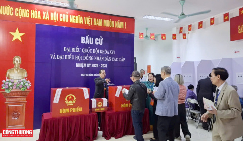 Gần 79 triệu cử tri cả nước đi bầu cử đại biểu Quốc hội khóa XVI và đại biểu HĐND các cấp