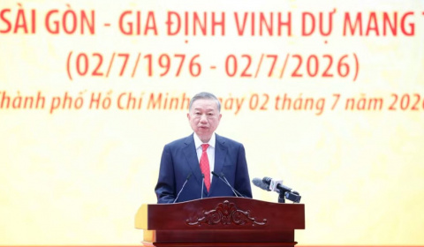 Phát biểu của Tổng Bí thư, Chủ tịch nước Tô Lâm tại Lễ kỷ niệm 50 năm Ngày Thành phố Sài Gòn-Gia Định vinh dự mang tên Chủ tịch Hồ Chí Minh