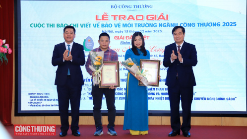 Trao giải Cuộc thi Báo chí viết về Bảo vệ môi trường ngành Công Thương năm 2025