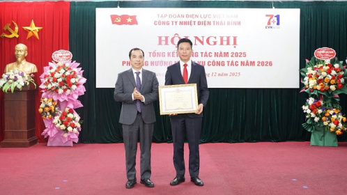 Nhiệt điện Thái Bình: Phấn đấu thực hiện thắng lợi các mục tiêu nhiệm vụ năm 2026