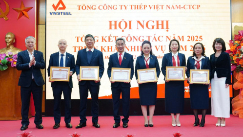 Tổng công ty Thép Việt Nam - CTCP: Năm 2025 bứt phá mạnh mẽ, đạt kết quả kinh doanh tốt nhất trong 5 năm
