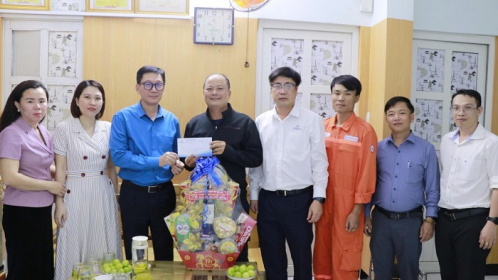 Công đoàn EVNGENCO3: Thăm hỏi, động viên người lao động dịp Tết 2026