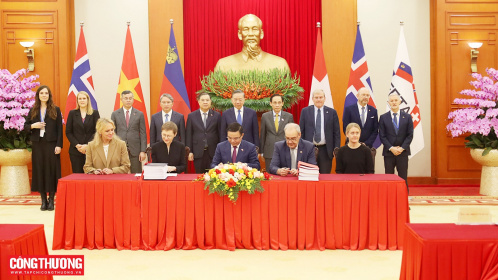 Chính thức ký kết Hiệp định Thương mại Tự do Việt Nam - EFTA