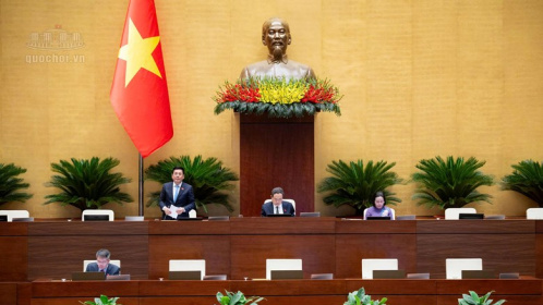Ngày 26/10, Quốc hội làm việc, thảo luận về các dự án Luật thuộc các lĩnh vực An ninh dữ liệu, định danh điện tử, xử lý vi phạm hành chính
