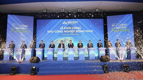 Hòa Phát khởi công dự án Khu công nghiệp Đồng Phúc quy mô gần 355 ha tại Bắc Ninh