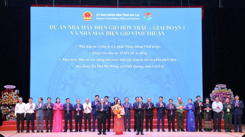 Vinenergo hợp tác phát triển cụm nhà máy điện gió gần 8 tỷ USD tại Gia Lai