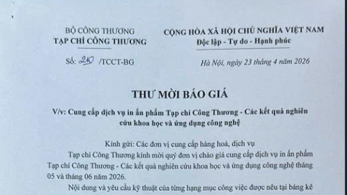 TẠP CHÍ CÔNG THƯƠNG MỜI BÁO GIÁ CUNG CẤP DỊCH VỤ IN ẤN