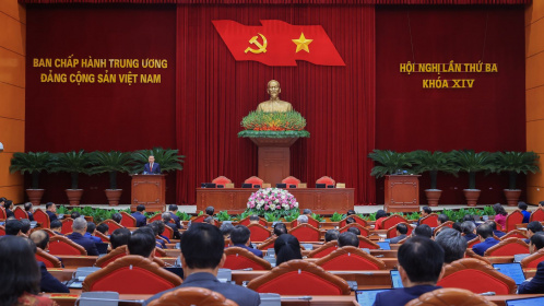 Khẩn trương rà soát văn bản quy phạm pháp luật, kịp thời thể chế hóa các nghị quyết, kết luận Hội nghị Trung ương 3 khóa XIV
