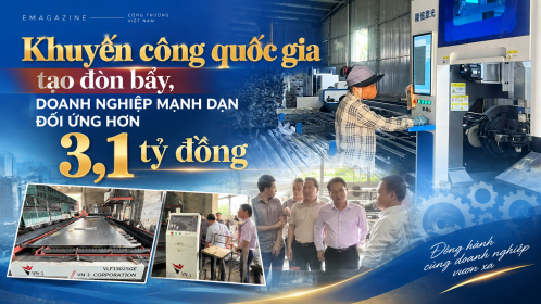 Khuyến công quốc gia tạo đòn bẩy, doanh nghiệp mạnh dạn đối ứng hơn 3,1 tỷ đồng