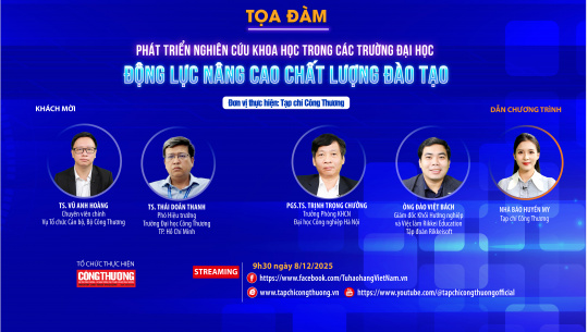 [Trực tuyến] “Phát triển nghiên cứu khoa học trong các trường đại học: Động lực nâng cao chất lượng đào tạo”