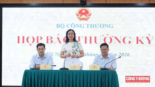 [CHÙM ẢNH] Họp báo thường kỳ Bộ Công Thương Quý III/2026