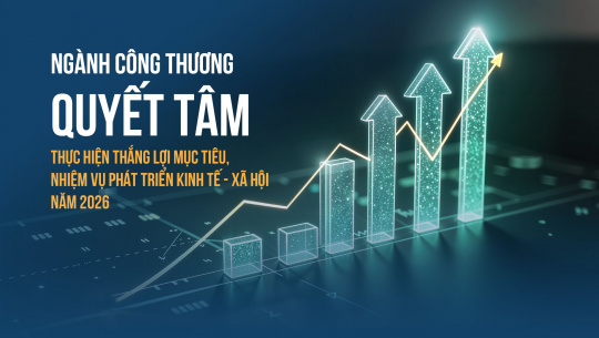 Ngành Công Thương quyết tâm thực hiện thắng lợi mục tiêu, nhiệm vụ phát triển kinh tế - xã hội năm 2026