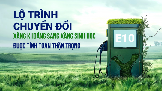 [Emagazine1] Lộ trình chuyển đổi xăng khoáng sang xăng sinh học được tính toán thận trọng