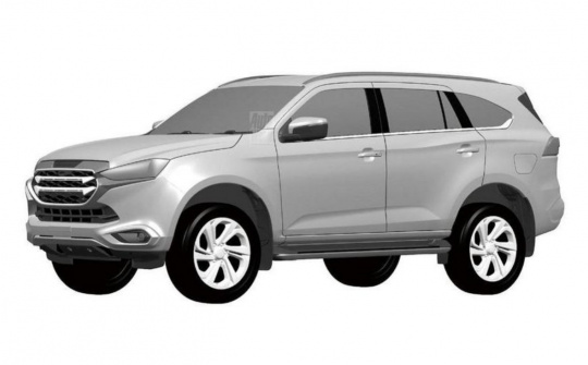 Isuzu MU-X 2021 lộ diện phác thảo, nâng cấp để lên tầm