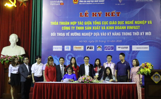 VinFast là doanh nghiệp đủ điều kiện cấp chứng chỉ kĩ năng nghề cấp quốc gia tại Việt Nam