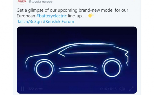 Toyota giới thiệu mẫu xe đầu tiên sử dụng nền tảng e-TNGA EV