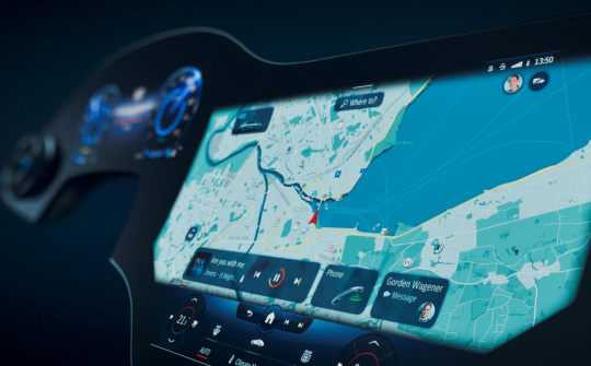 Mercedes-Benz vén màn hệ thống giải trí MBUX thế hệ mới, kích thước và công nghệ tích hợp là điểm nhấn