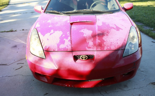 Nguyên nhân khiến lớp sơn ô tô nhanh hỏng