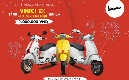 Piaggio Việt Nam tung nhiều ưu đãi trong tháng sát Tết Nguyên đán