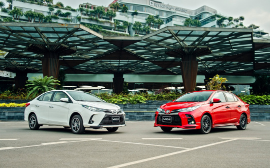 Toyota Vios có doanh số giảm mạnh trong tháng 9/2021
