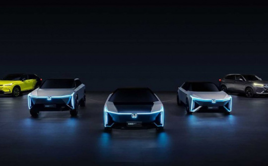 Cận cảnh lô xe đầu tiên trong "gia đình" e:N chạy điện mới của Honda