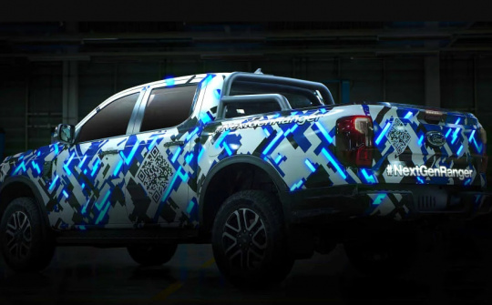 Ford Ranger 2022 thế hệ thứ 4 tiếp tục tung video teaser, sắp ra mắt Thái Lan