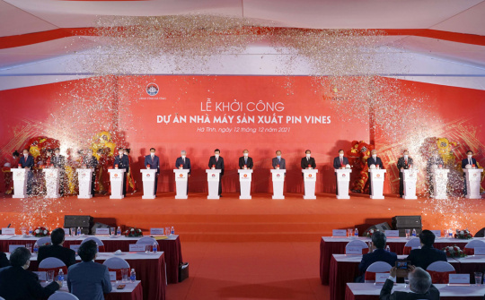 Vingroup khởi công nhà máy sản xuất pin VinES hơn 4.000 tỷ