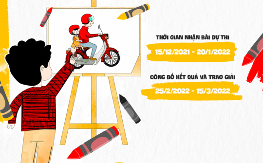 Phát động cuộc thi sáng tác tranh “Đội mũ xinh – Bảo vệ chúng mình”
