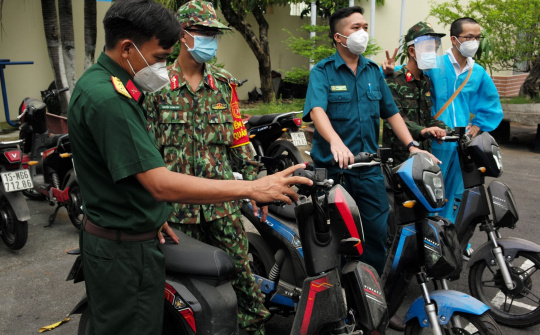 VinFast hỗ trợ 1.000 chiếc xe điện Ludo cho các lực lượng tuyến đầu tại Tp Hồ Chí Minh