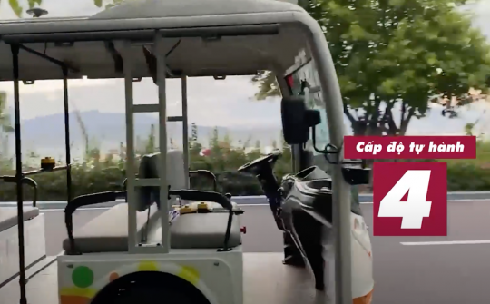 VinGroup thử nghiệm xe điện tự hành cấp độ 4 đầu tiên tại Việt Nam