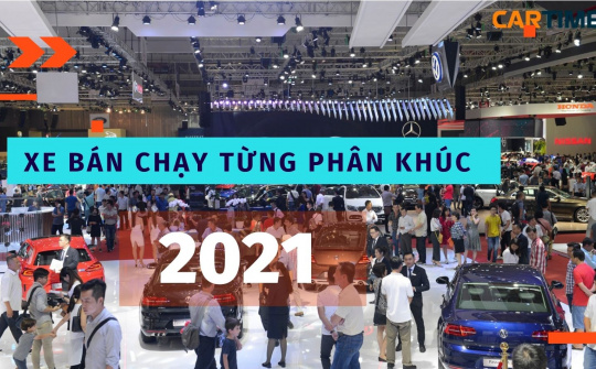 Những mẫu xe bán chạy nhất từng phân khúc năm 2021